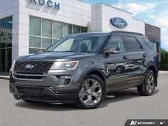 USED 2018 Ford Explorer Sport - Magnetic Metallic Exterior - $22,993 - Stock #E60480A - VIN 1FM5K8GT0JGB36275