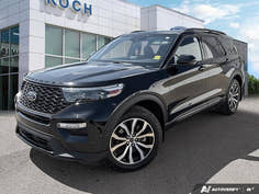 USED 2021 Ford Explorer ST - Black Exterior - $34,976 - Stock #E50225A - VIN 1FM5K8GC2MGA25294