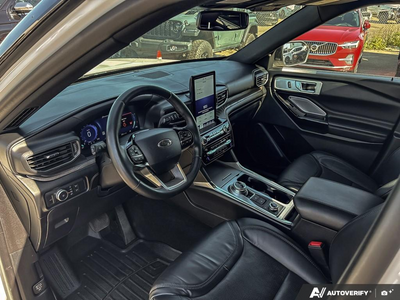 USED 2021 Ford Explorer Platinum - EBONY LEATHER-TRIM Interior - $37,933 - Stock #E50756A - VIN 1FM5K8HC1MGB56098