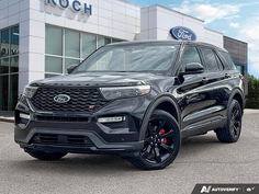 USED 2021 Ford Explorer ST - Agate Black Exterior - $35,937 - Stock #E61039A - VIN 1FM5K8GC6MGA34385