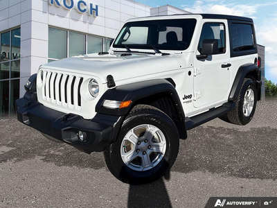 USED 2021 Jeep Wrangler Sport S - White Exterior - $36,916 - Stock #E51141A - VIN 1C4HJXAG1MW862733