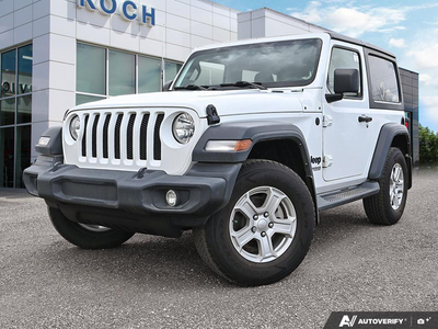 USED 2021 Jeep Wrangler Sport S - White Exterior - $35,950 - Stock #E51141A - VIN 1C4HJXAG1MW862733