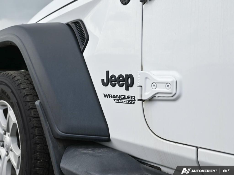 USED 2021 Jeep Wrangler Sport S - White Exterior - $34,950 - Stock #E51141A - VIN 1C4HJXAG1MW862733 - Photo 27