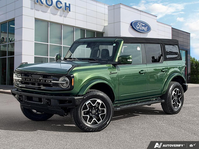USED 2022 Ford Bronco Outer Banks - Eruption Green Metallic Exterior - $42,963 - Stock #EP4760 - VIN 1FMDE5BH3NLB24669