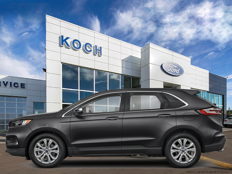 USED 2022 Ford Edge Titanium - Agate Black Metallic Exterior - $32,912 - Stock #EP4748 - VIN 2FMPK4K95NBA49420 - Photo 1