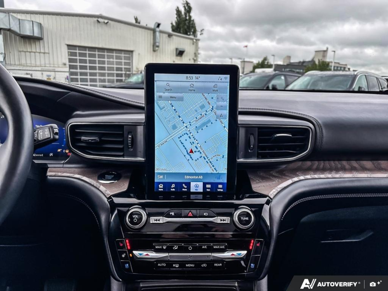 USED 2022 Ford Explorer Platinum - Agate Black Exterior / EBONY LEATHER-TRIM Interior - $40,976 - Stock #E60373A - VIN 1FM5K8HC0NGB13292 - Photo 19