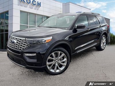 USED 2022 Ford Explorer Platinum - Agate Black Exterior - $44,933 - Stock #E60373A - VIN 1FM5K8HC0NGB13292