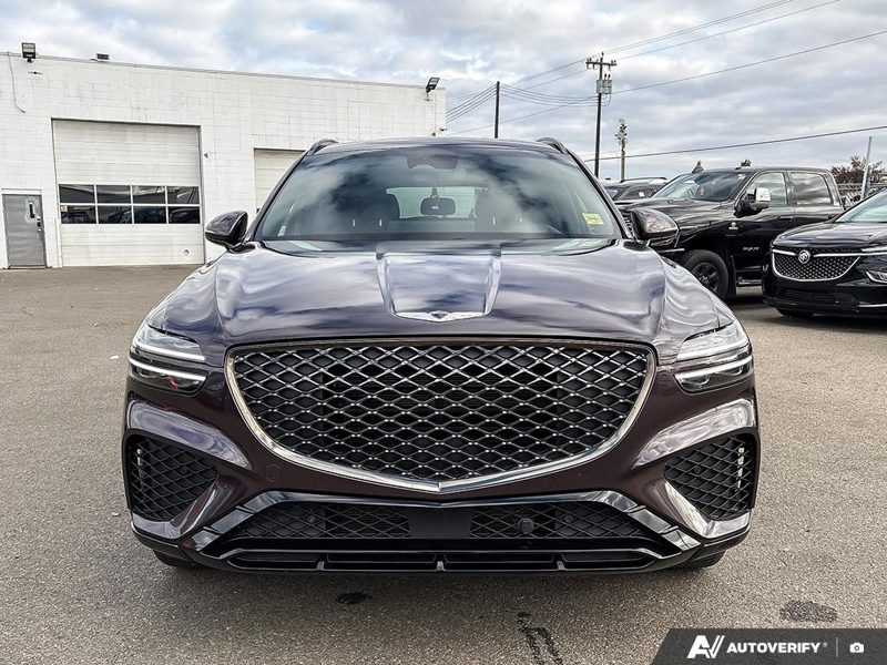 USED 2022 Genesis GV70 3.5T Sport - Dark Red Exterior - $44,925 - Stock #E51166A - VIN KMUMCDTC0NU013463 - Photo 2