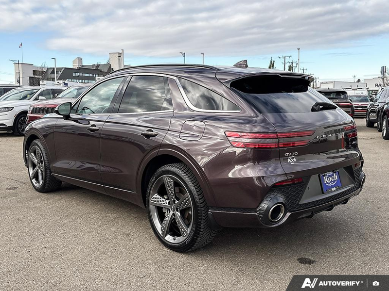 USED 2022 Genesis GV70 3.5T Sport - Dark Red Exterior - $44,925 - Stock #E51166A - VIN KMUMCDTC0NU013463 - Photo 4