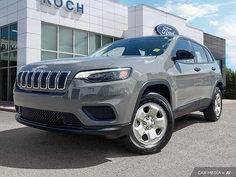 USED 2022 Jeep Cherokee Sport - Gray Exterior - $28,997 - Stock #E50109B - VIN 1C4PJMAB7ND538892