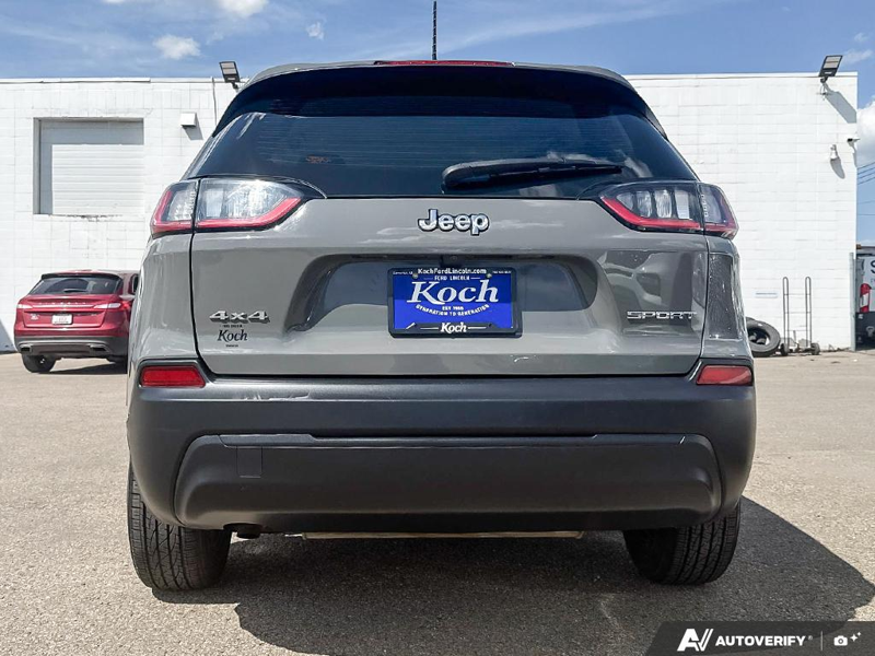 USED 2022 Jeep Cherokee Sport - Grey Exterior / BLACK, CLOTH BUCKET SEATS Interior - $25,976 - Stock #E50109B - VIN 1C4PJMAB7ND538892 - Photo 5