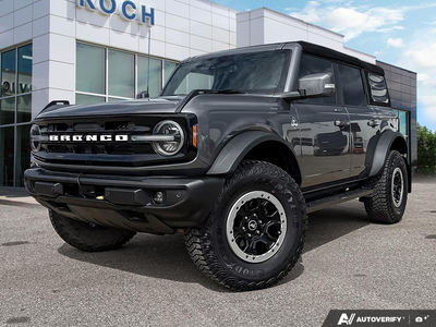 USED 2023 Ford Bronco Outer Banks - Carbonized Grey Metallic Exterior - $53,976 - Stock #E60186A - VIN 1FMEE5DP3PLB48823