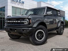 USED 2023 Ford Bronco Outer Banks - Carbonized Grey Metallic Exterior - $57,998 - Stock #E60186A - VIN 1FMEE5DP3PLB48823