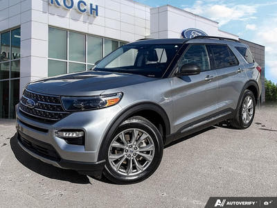USED 2023 Ford Explorer XLT - Iconic Silver Metallic Exterior - $36,967 - Stock #E51244A - VIN 1FMSK8DH6PGA44664