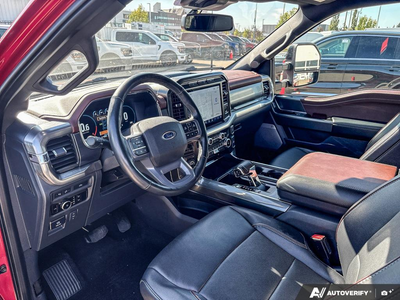 USED 2023 Ford F-150 Lariat - BLACK, LEATHER-TRIMMED BUCKET SEATS Interior - $61,997 - Stock #EP4774 - VIN 1FTFW1E57PFB01286