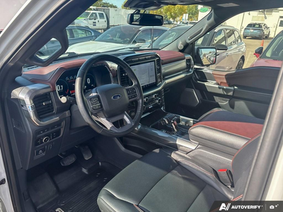 USED 2023 Ford F-150 Lariat - BLACK, LEATHER-TRIMMED BUCKET SEATS Interior - $59,925 - Stock #EP4775 - VIN 1FTFW1E89PFC61759