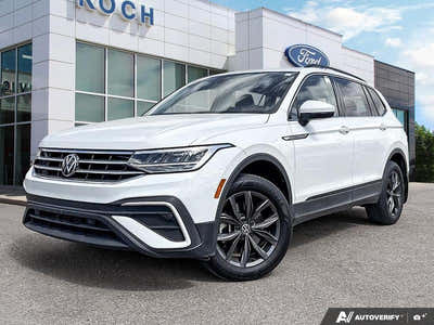 USED 2023 Volkswagen Tiguan Comfortline - White Exterior - $29,950 - Stock #E60207A - VIN 3VVMB7AXXPM098852