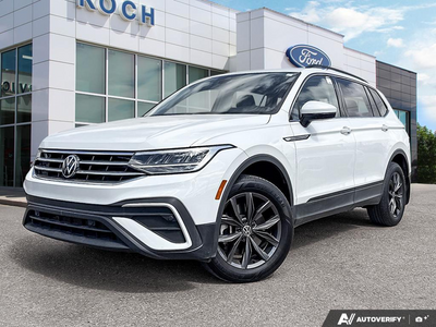 USED 2023 Volkswagen Tiguan Comfortline - White Exterior - $30,988 - Stock #E60207A - VIN 3VVMB7AXXPM098852