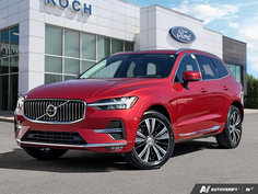 USED 2023 Volvo XC60 PLUS BRIGHT THEME - Red Exterior - $42,989 - Stock #E60485B - VIN LYV062RN7PB372263