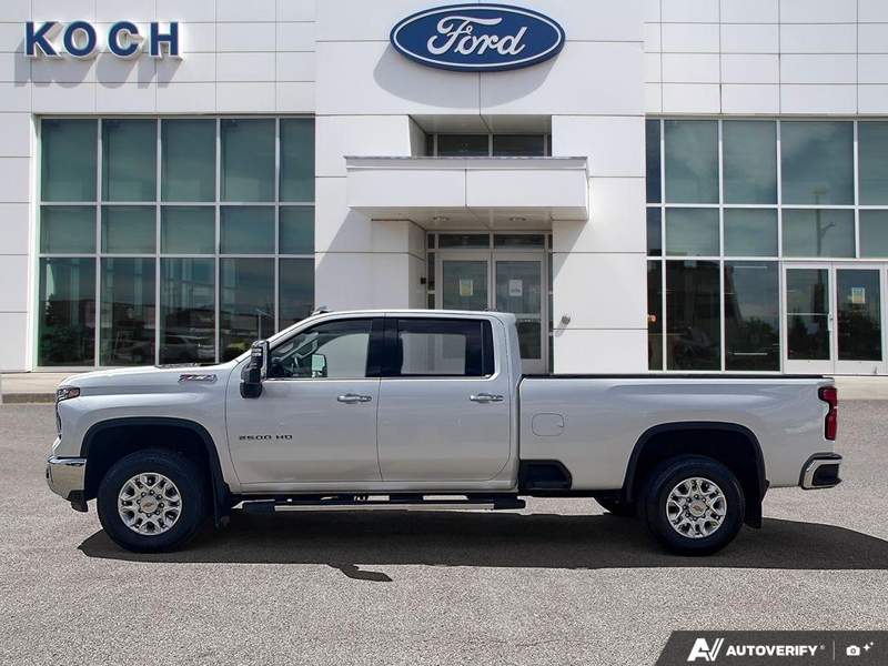 USED 2024 Chevrolet Silverado 2500HD LTZ - Pearl White Exterior - $87,925 - Stock #E60648A - VIN 1GC4YPEY2RF161994 - Photo 3