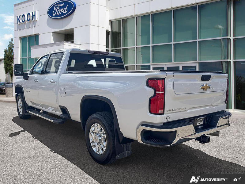 USED 2024 Chevrolet Silverado 2500HD LTZ - Pearl White Exterior - $87,925 - Stock #E60648A - VIN 1GC4YPEY2RF161994 - Photo 4