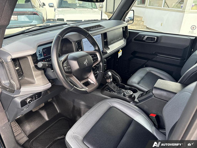 USED 2024 Ford Bronco Big Bend Sasquatch Package - DARK SPACE GREY/BLK ONYX, MARINE GRADE VINYL BUCKET SEATS Interior - $49,997 - Stock #EP4772 - VIN 1FMDE7BH2RLA45284