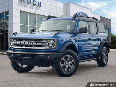USED 2024 Ford Bronco Big Bend - Velocity Blue Metallic Exterior - $48,211 - Stock #EP4762 - VIN 1FMDE7BH1RLA33224