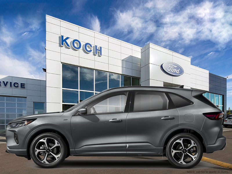 USED 2024 Ford Escape ST-Line Select - Carbonized Grey Metallic Exterior / EBONY, HTD PARTIAL VINYL & CLOTH SPT CONTOUR BUCKET SEATS Interior - $35,955 - Stock #EP4788 - VIN 1FMCU9NA5RUA97883 - Photo 1