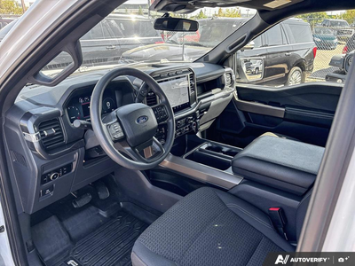 USED 2024 Ford F-150 STX - BLACK/BRONZE CLOTH 40/CON/40 Interior - $51,997 - Stock #EP4743 - VIN 1FTFW2L8XRFA45933