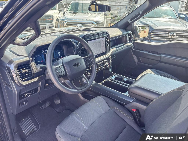 USED 2024 Ford F-150 STX - Agate Black Metallic Exterior / BLACK, UNIQUE SPORT CLOTH 40/CONSOLE/40 FRONT-SEATS Interior - $47,933 - Stock #EP4737 - VIN 1FTEW2LPXRKD40394 - Photo 13