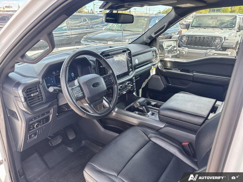 USED 2024 Ford F-150 XLT - Oxford White Exterior / BLACK, LEATHER-TRIMMED 40/CONSOLE/40 FRONT SEAT Interior - $58,998 - Stock #EP4739 - VIN 1FTFW3LD3RFA36252 - Photo 13