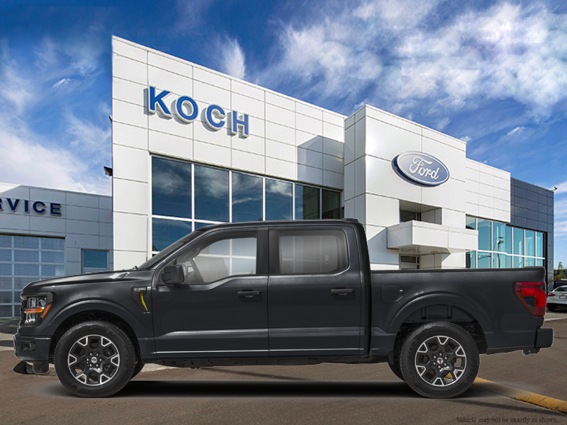 USED 2024 Ford F-150 STX - Agate Black Metallic Exterior / BLACK STX CLOTH Interior - $49,955 - Stock #EP4737 - VIN 1FTEW2LPXRKD40394 - Photo 1