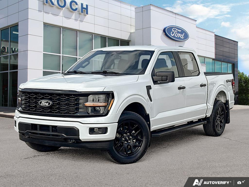 USED 2024 Ford F-150 STX - White Exterior / BLACK STX CLOTH Interior - $49,955 - Stock #EP4731 - VIN 1FTEW2LP0RKE36163 - Photo 1