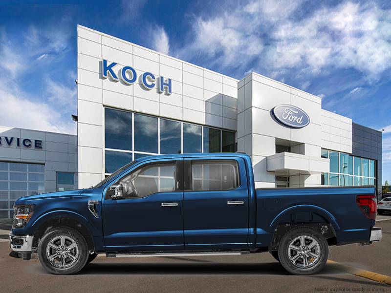 USED 2024 Ford F-150 XLT - Antimatter Blue Metallic Exterior / BLACK LEATHER Interior - $59,998 - Stock #EP4744 - VIN 1FTFW3LD6RFB26365 - Photo 1