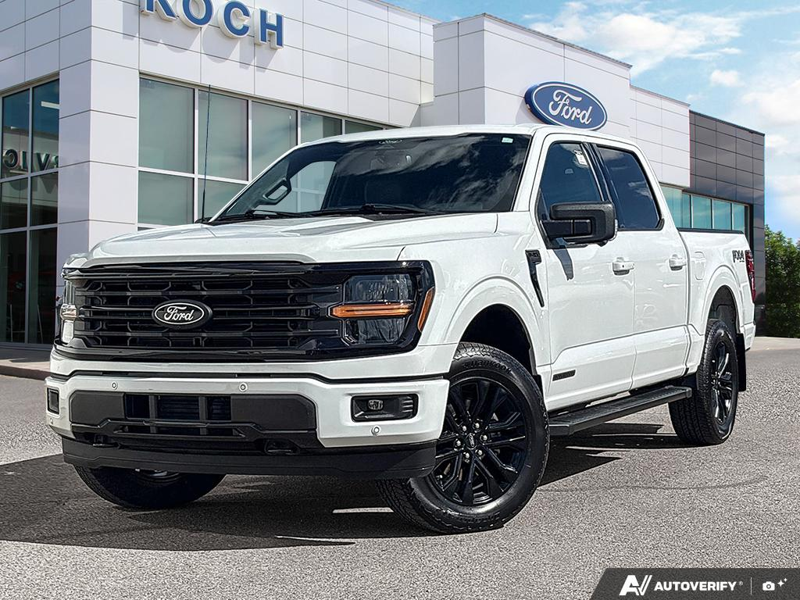 USED 2024 Ford F-150 XLT - Oxford White Exterior / BLACK, LEATHER-TRIMMED 40/CONSOLE/40 FRONT SEAT Interior - $58,998 - Stock #EP4739 - VIN 1FTFW3LD3RFA36252 - Photo 1