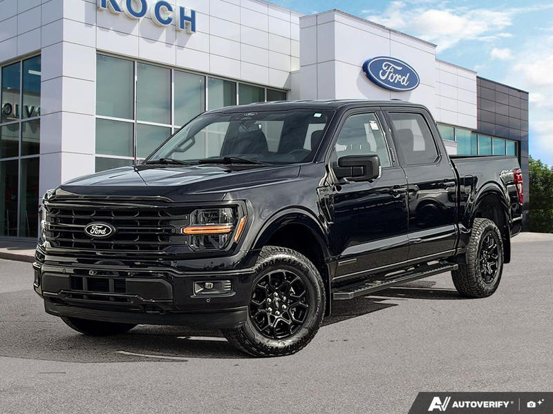 USED 2024 Ford F-150 XLT - Agate Black Metallic Exterior / BLACK, UNIQUE SPORT CLOTH 40/CONSOLE/40 FRONT-SEATS Interior - $57,950 - Stock #EP4783 - VIN 1FTFW3LDXRFB41256 - Photo 1