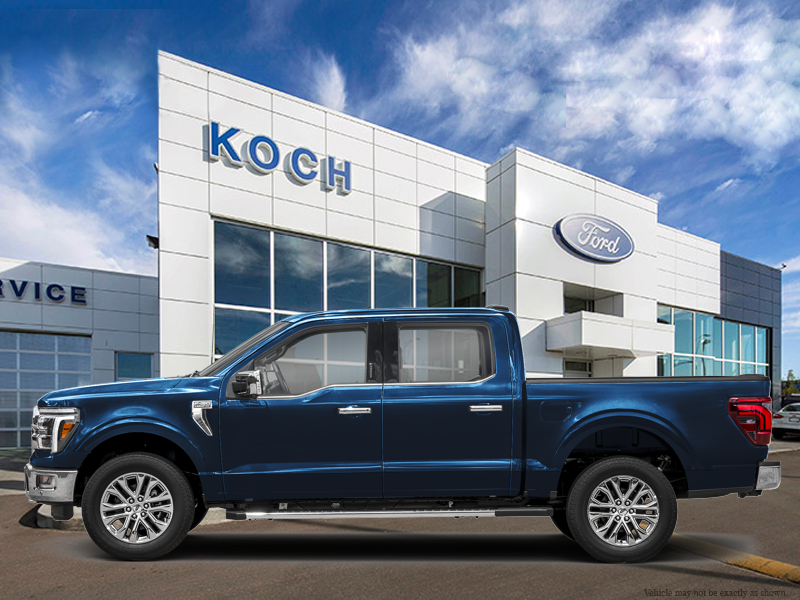 USED 2024 Ford F-150 Lariat - Antimatter Blue Metallic Exterior / BLACK LEATHER Interior - $67,937 - Stock #EP4808 - VIN 1FTFW5LDXRFB18801 - Photo 1