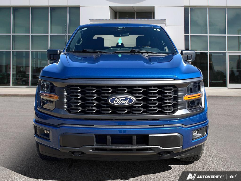 USED 2024 Ford F-150 STX - Atlas Blue Metallic Exterior / BLACK, UNIQUE SPORT CLOTH 40/CONSOLE/40 FRONT-SEATS Interior - $47,993 - Stock #EP4720 - VIN 1FTEW2LP8RKD20029 - Photo 2