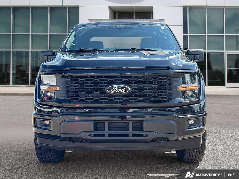 USED 2024 Ford F-150 STX - Agate Black Metallic Exterior / BLACK, UNIQUE SPORT CLOTH 40/CONSOLE/40 FRONT-SEATS Interior - $47,933 - Stock #EP4737 - VIN 1FTEW2LPXRKD40394 - Photo 2