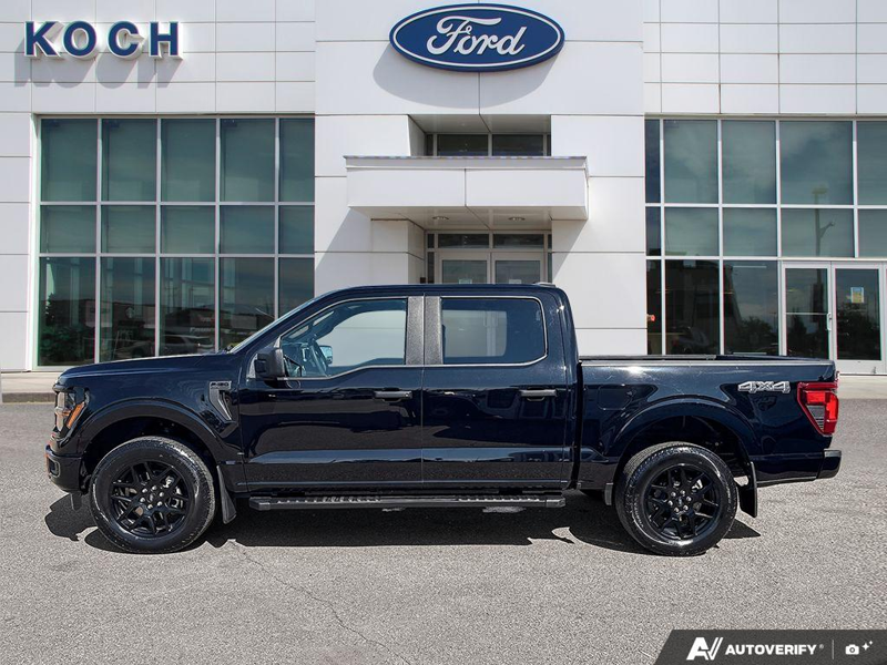 USED 2024 Ford F-150 STX - Agate Black Metallic Exterior / BLACK, UNIQUE SPORT CLOTH 40/CONSOLE/40 FRONT-SEATS Interior - $47,933 - Stock #EP4737 - VIN 1FTEW2LPXRKD40394 - Photo 3