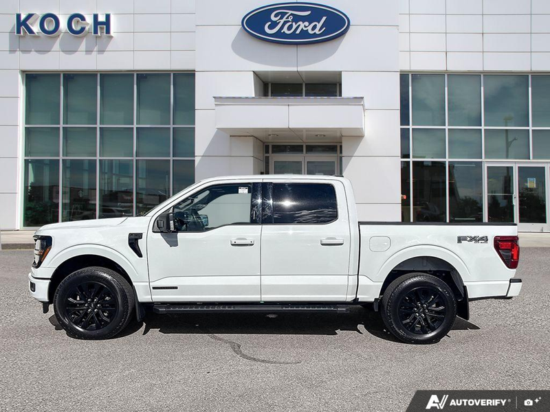 USED 2024 Ford F-150 XLT - Oxford White Exterior / BLACK, LEATHER-TRIMMED 40/CONSOLE/40 FRONT SEAT Interior - $58,998 - Stock #EP4739 - VIN 1FTFW3LD3RFA36252 - Photo 3