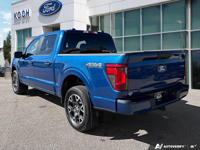 USED 2024 Ford F-150 STX - Atlas Blue Metallic Exterior / BLACK STX CLOTH Interior - $48,950 - Stock #EP4720 - VIN 1FTEW2LP8RKD20029 - Photo 4