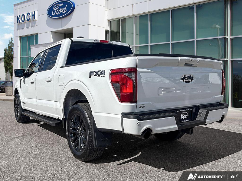 USED 2024 Ford F-150 XLT - Oxford White Exterior / BLACK, LEATHER-TRIMMED 40/CONSOLE/40 FRONT SEAT Interior - $58,998 - Stock #EP4739 - VIN 1FTFW3LD3RFA36252 - Photo 4