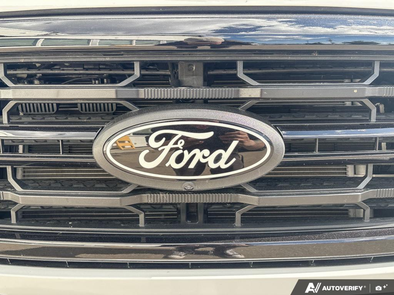 USED 2024 Ford F-150 XLT - Oxford White Exterior / BLACK, LEATHER-TRIMMED 40/CONSOLE/40 FRONT SEAT Interior - $58,998 - Stock #EP4739 - VIN 1FTFW3LD3RFA36252 - Photo 9