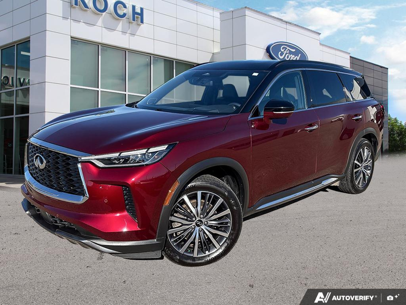 USED 2024 INFINITI QX60 Autograph - Red Exterior - $54,984 - Stock #E60689A - VIN 5N1DL1HU2RC354583 - Photo 1
