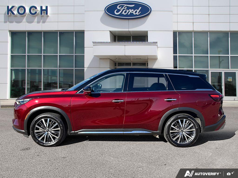 USED 2024 INFINITI QX60 Autograph - Red Exterior - $54,984 - Stock #E60689A - VIN 5N1DL1HU2RC354583 - Photo 3