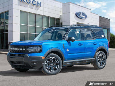 NEW 2025 Ford Bronco Sport Outer Banks - Velocity Blue Metallic Exterior - $39,959 - Stock #E51358 - VIN 3FMCR9CN4SRF63338