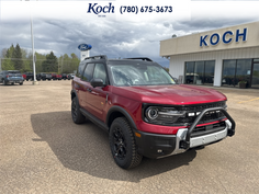 NEW 2025 Ford Bronco Sport Badlands - Ruby Red Tri-coat Metallic Exterior - $54,160 - Stock #A25287 - VIN 3FMCR9DA6SRF73963