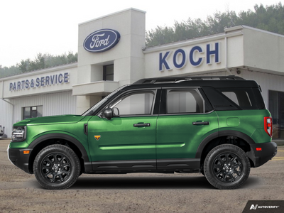 NEW 2025 Ford Bronco Sport Badlands - Eruption Green Metallic Exterior - $52,460 - Stock #A25297 - VIN 3FMCR9DA3SRF33808