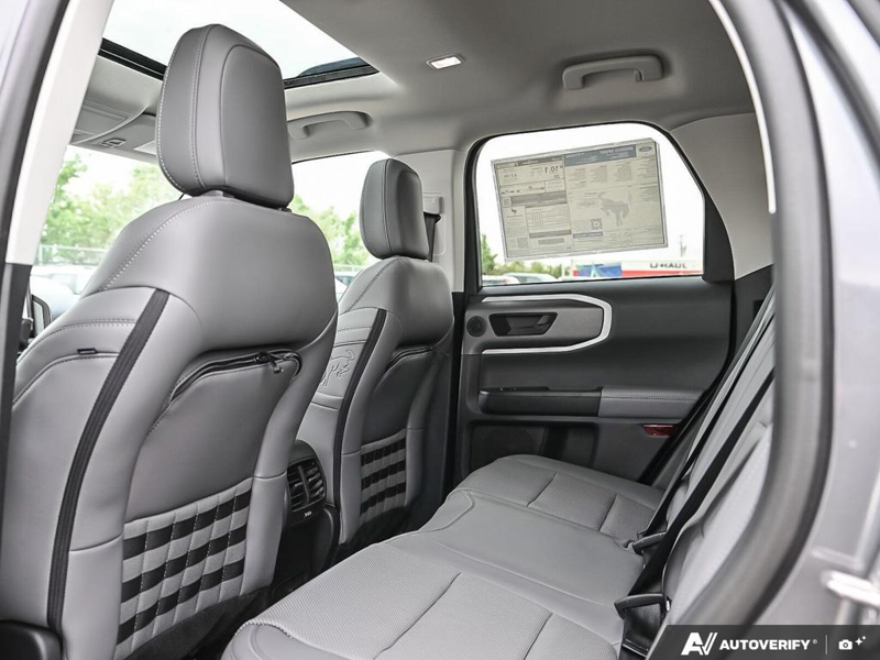 NEW 2025 Ford Bronco Sport Badlands - Carbonized Grey Metallic Exterior / DARK SPACE GREY LEATHER Interior - $45,934 - Stock #E51375 - VIN 3FMCR9DA8SRF75360 - Photo 24